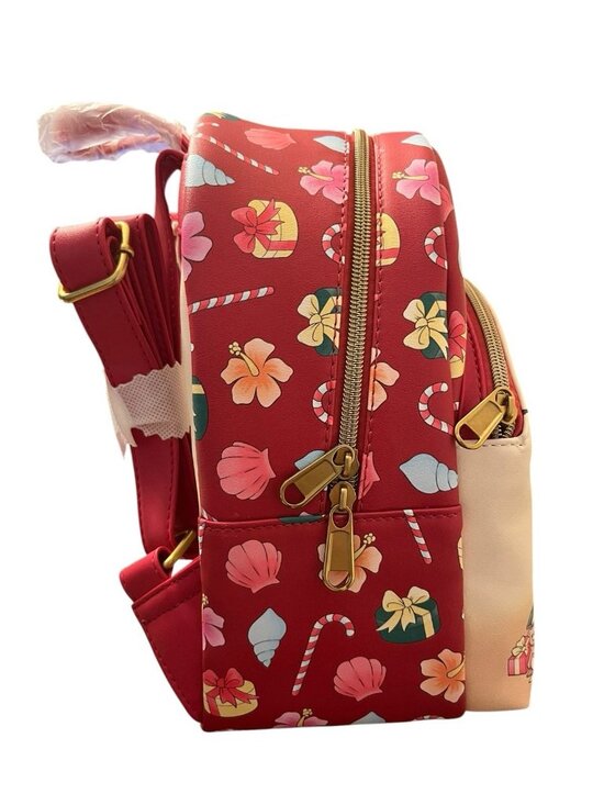 Loungefly Disney Stitch & Angel Scrump Holiday Tree Christmas Mini Backpack NWT main image 4